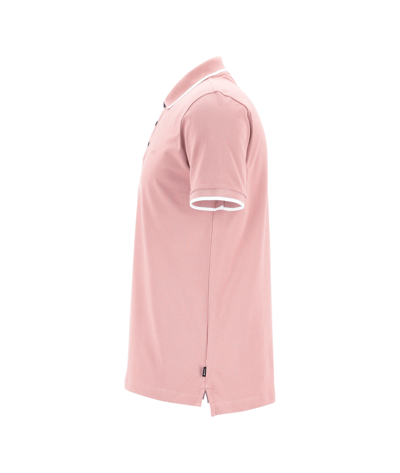 Hugo Boss Parlay Button Lapel Polo Shirt In Pink