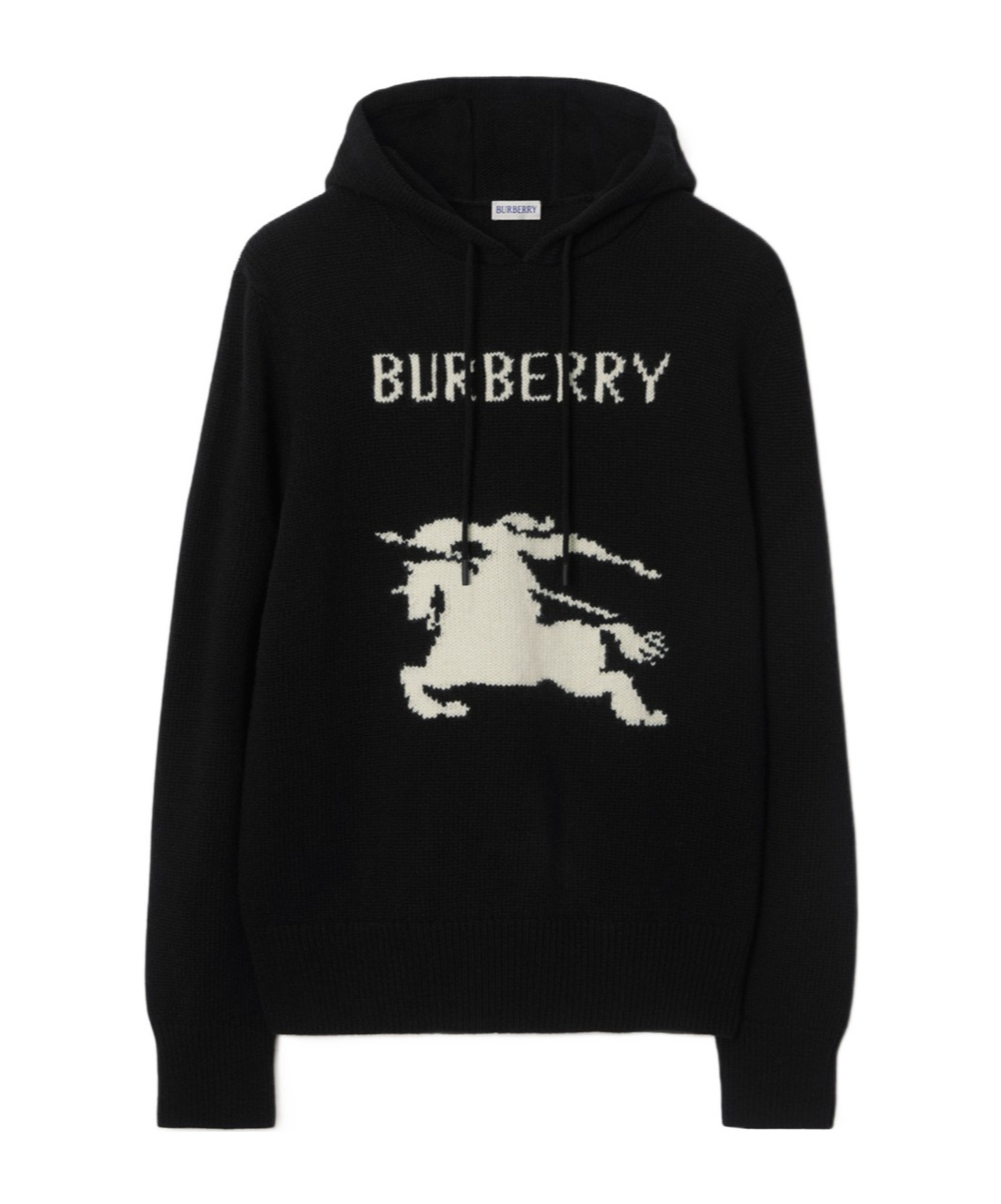 Shop Burberry Edk Hoodie In Black