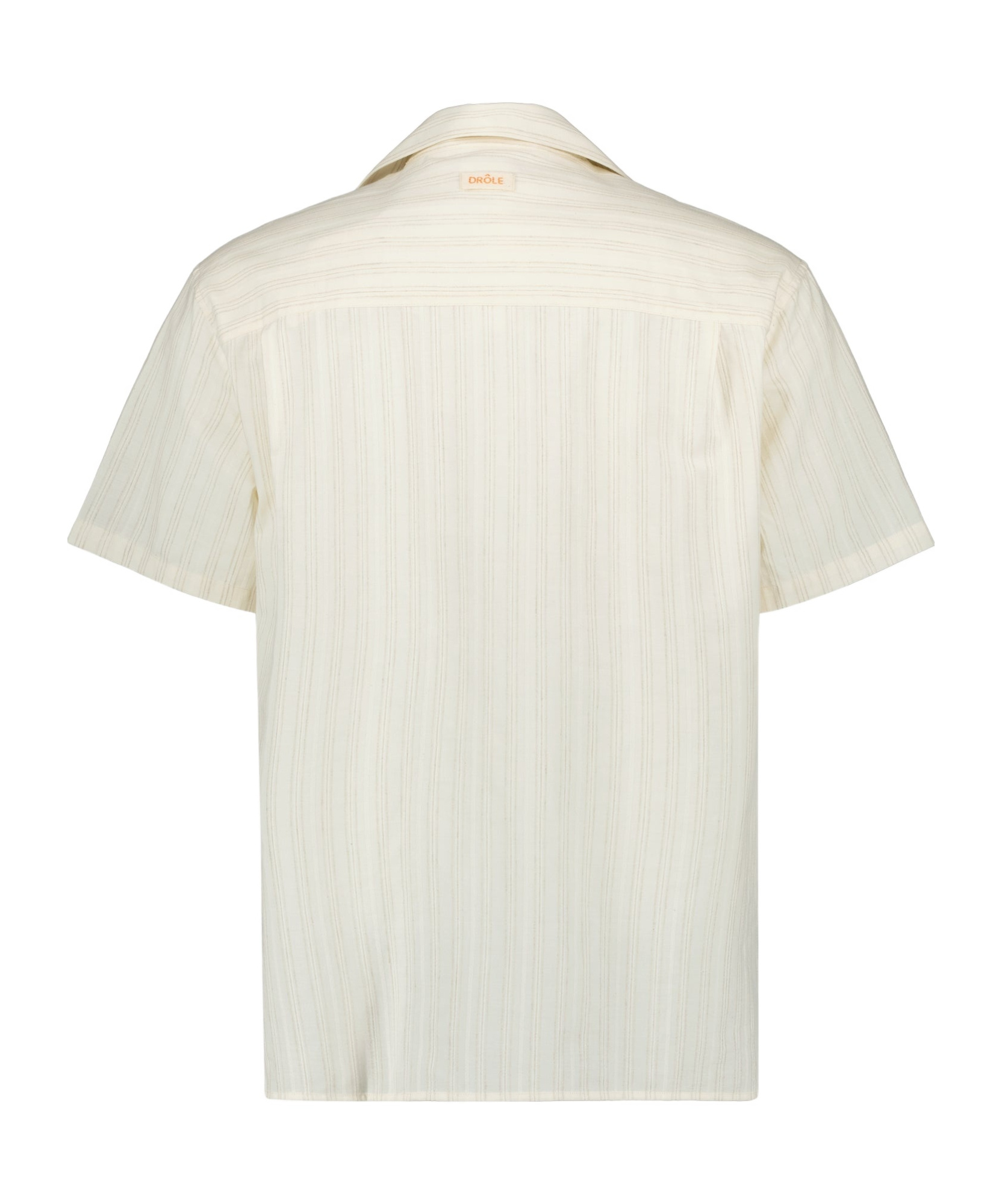 Drôle De Monsieur Short Sleeve Shirt In White
