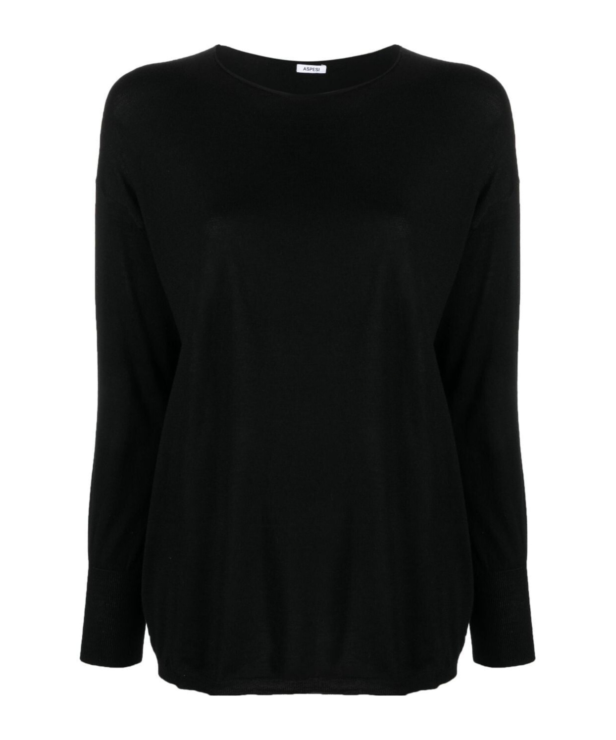 Aspesi Round-neck Pullover In Black