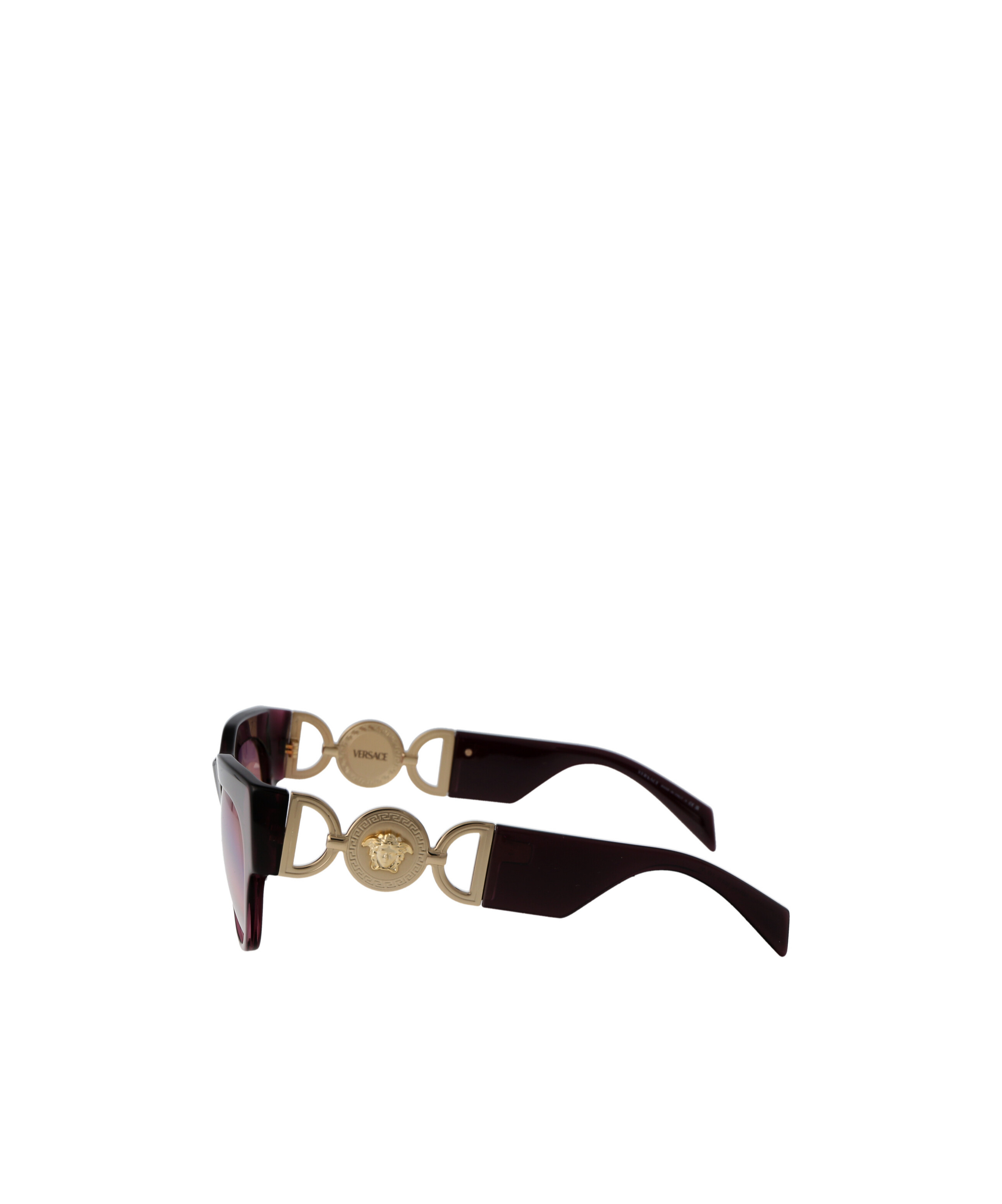 Versace Eyewear Round Frame Sunglasses In Pink