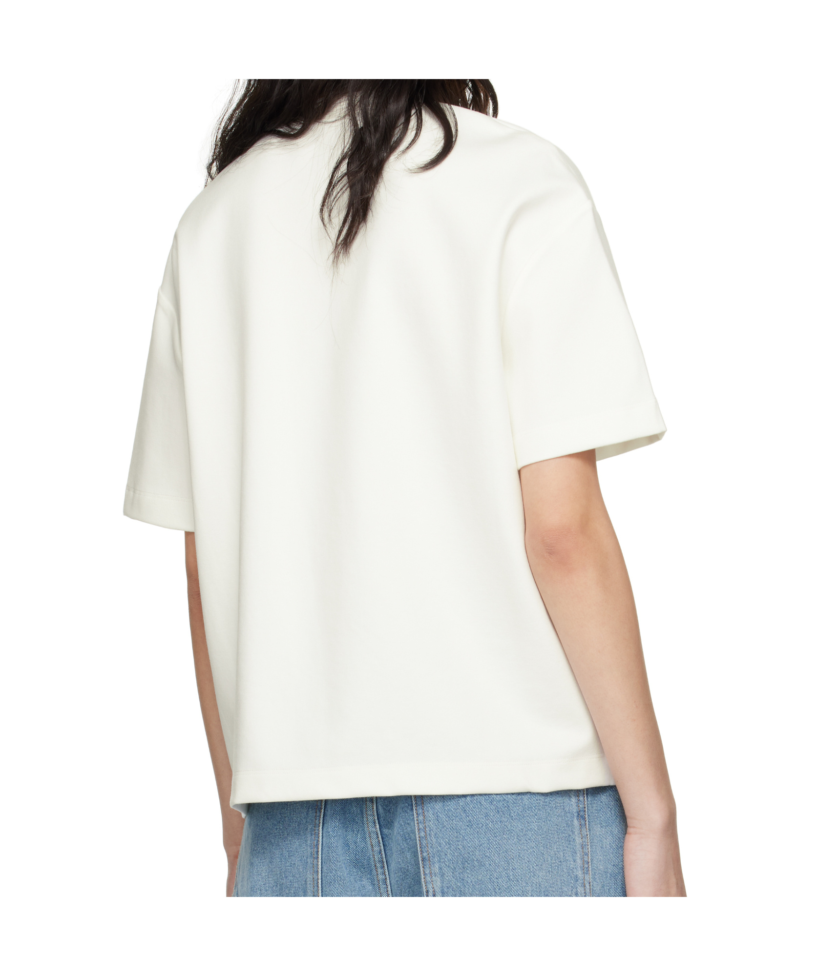 AREA CRYSTAL-EMBELLISHED CUT-OUT T-SHIRT 