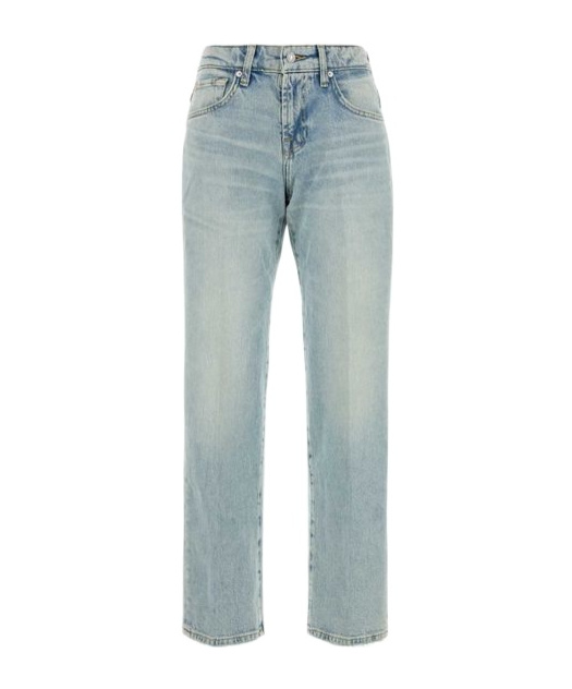 7 For All Mankind Classic Straight Jeans In Blue