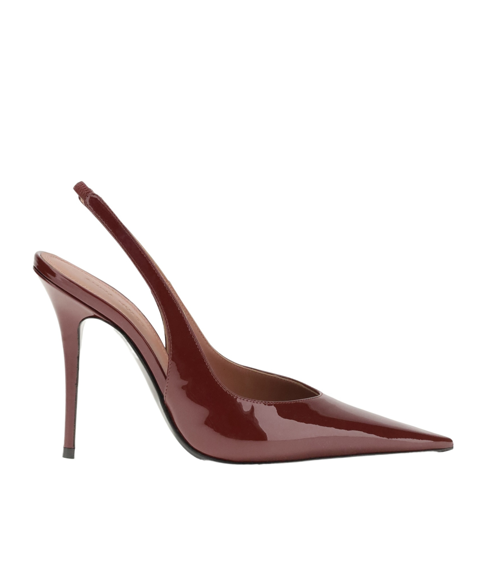 Amina Muaddi Anok Pumps In Burgundy