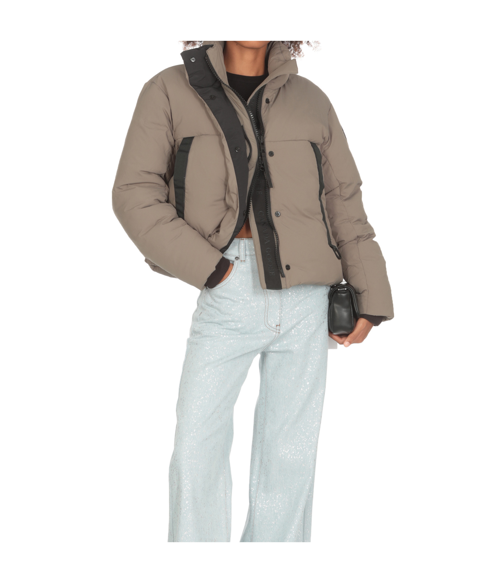 CANADA GOOSE ZIPPERED DOWN JACKET