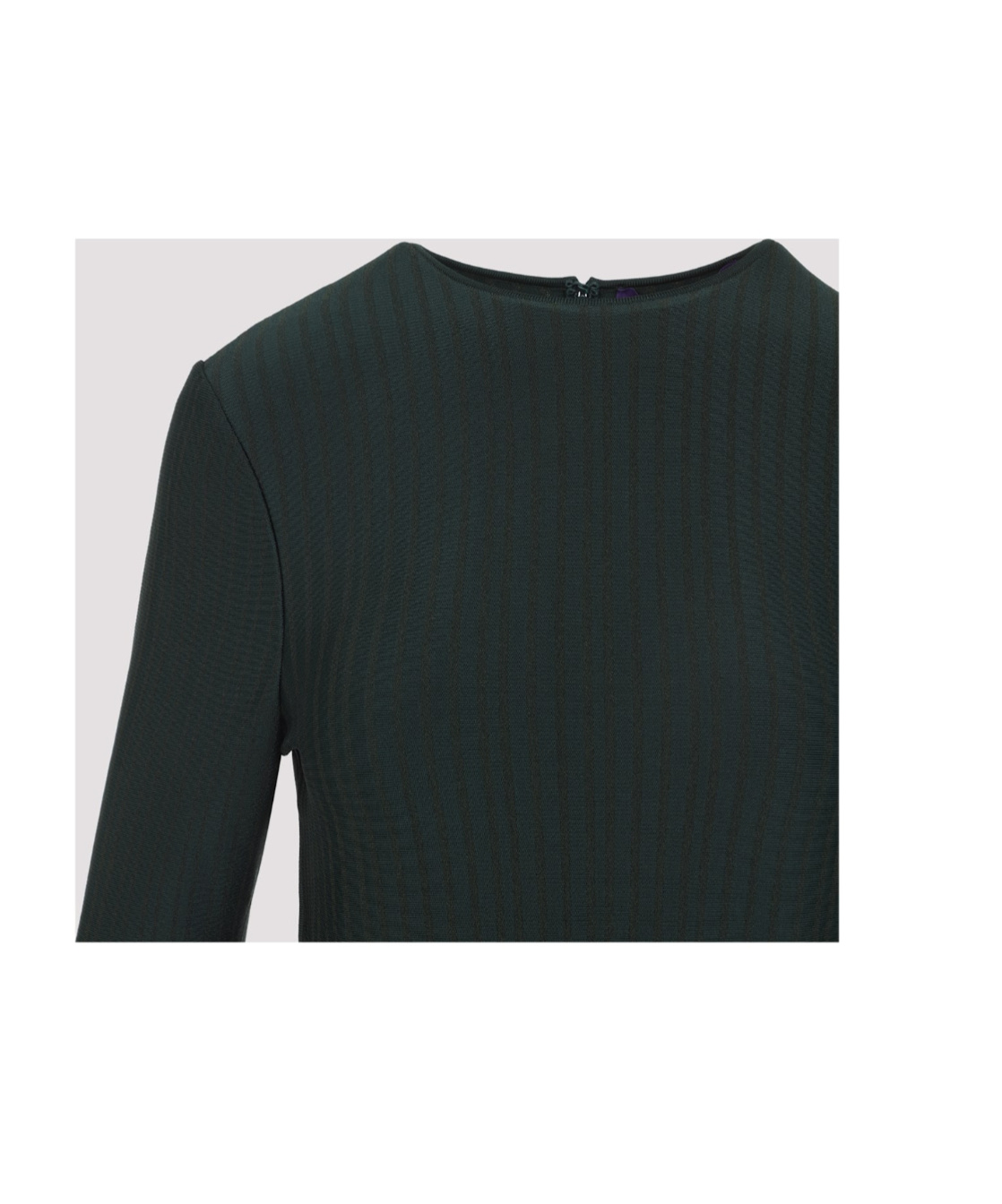 Ralph Lauren Crewneck Long-sleeve Jumper Day Dress In Black