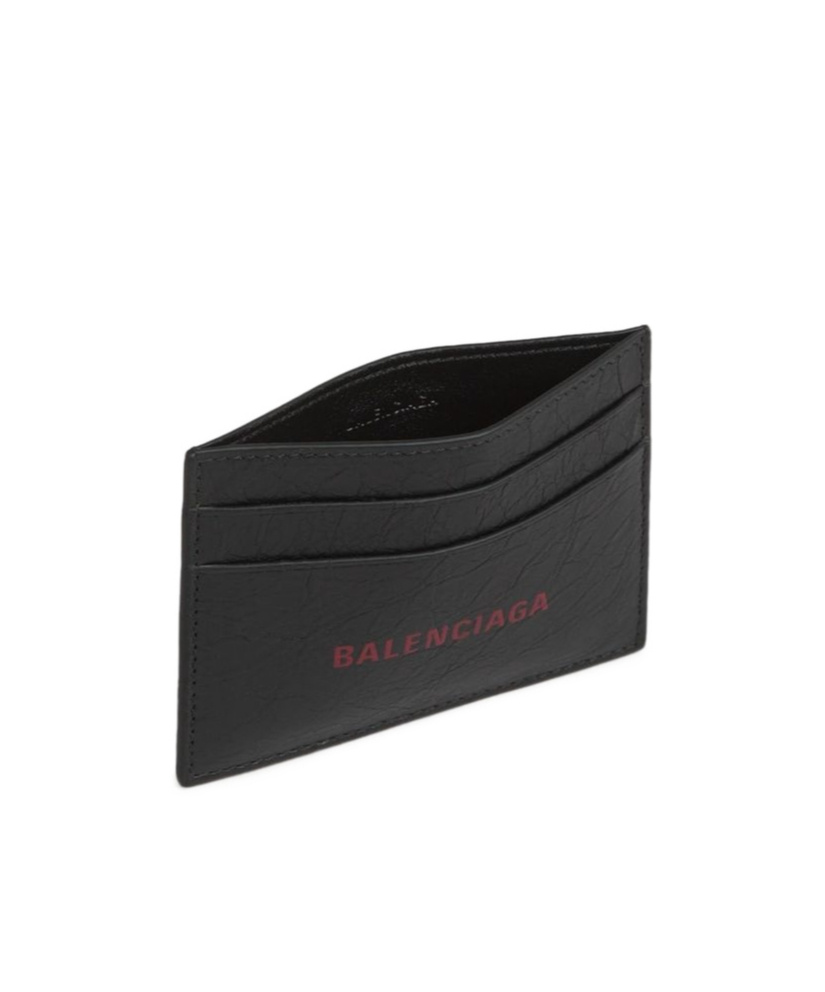 Balenciaga Men's Cash Card Holder In Black