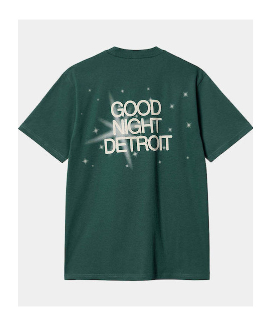 Carhartt Night Night Organic Cotton T-shirt In Green