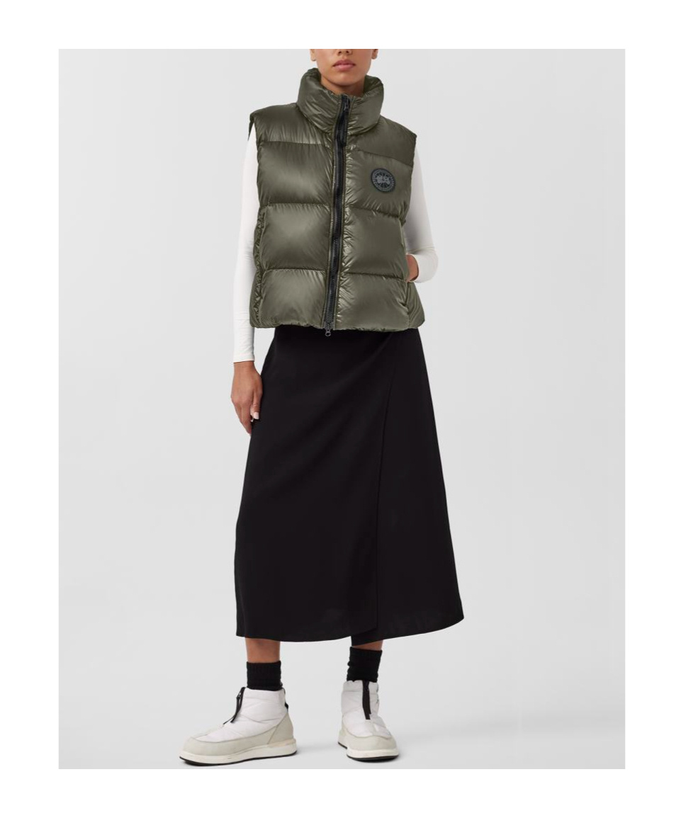 Canada Goose Sleevless Down Vest In Green