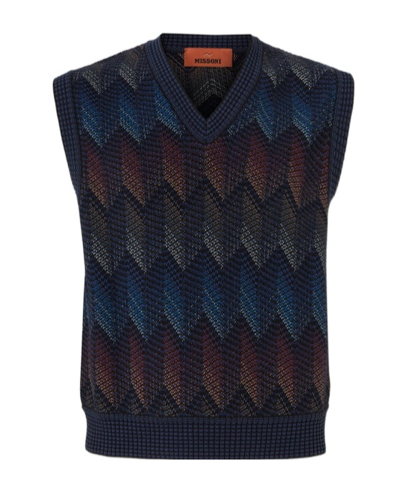 MISSONI GRADIENT CHEVRON VEST