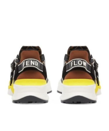 FENDI GREEN FF LYCRA RUNNING SHOE