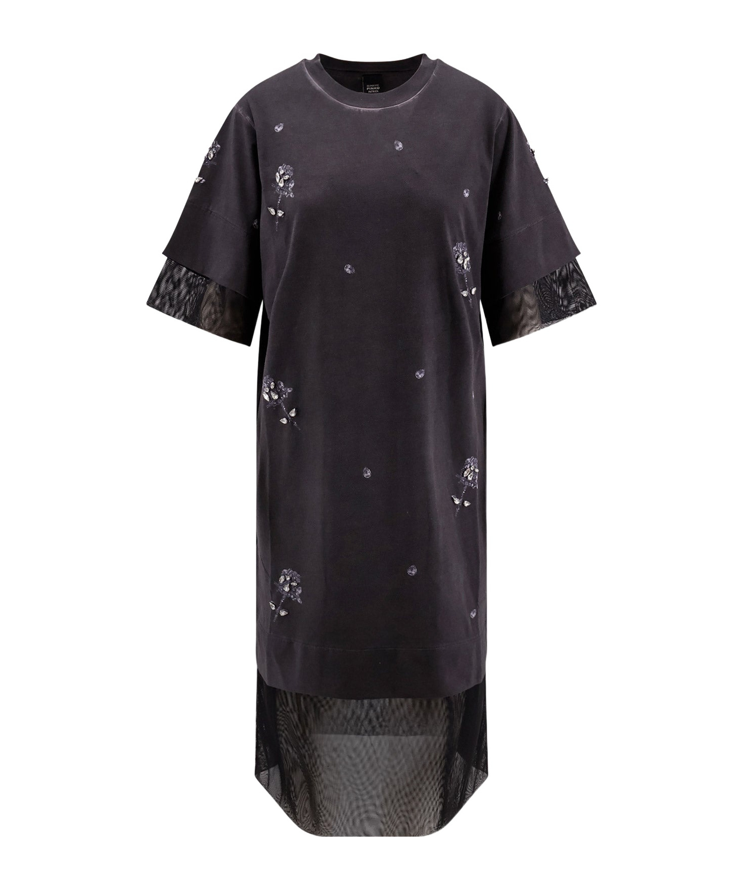 Pinko Ardennes Reimagine Patrick Mc Dowell Cotton Dress In Multi