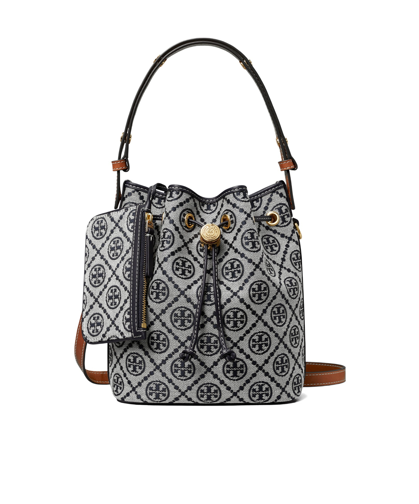 TORY BURCH T-MONOGRAM BUCKET BAG