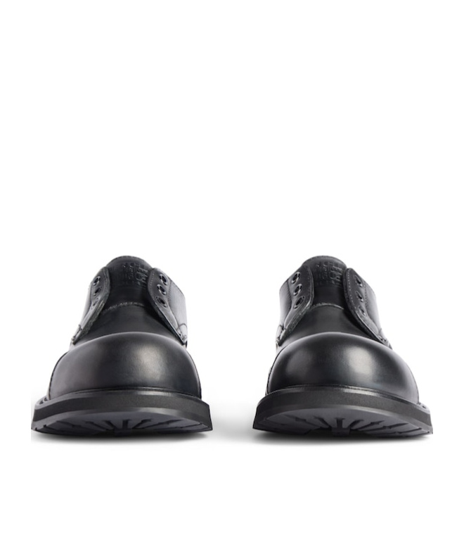 Balenciaga Truck Derby Shoes In Black