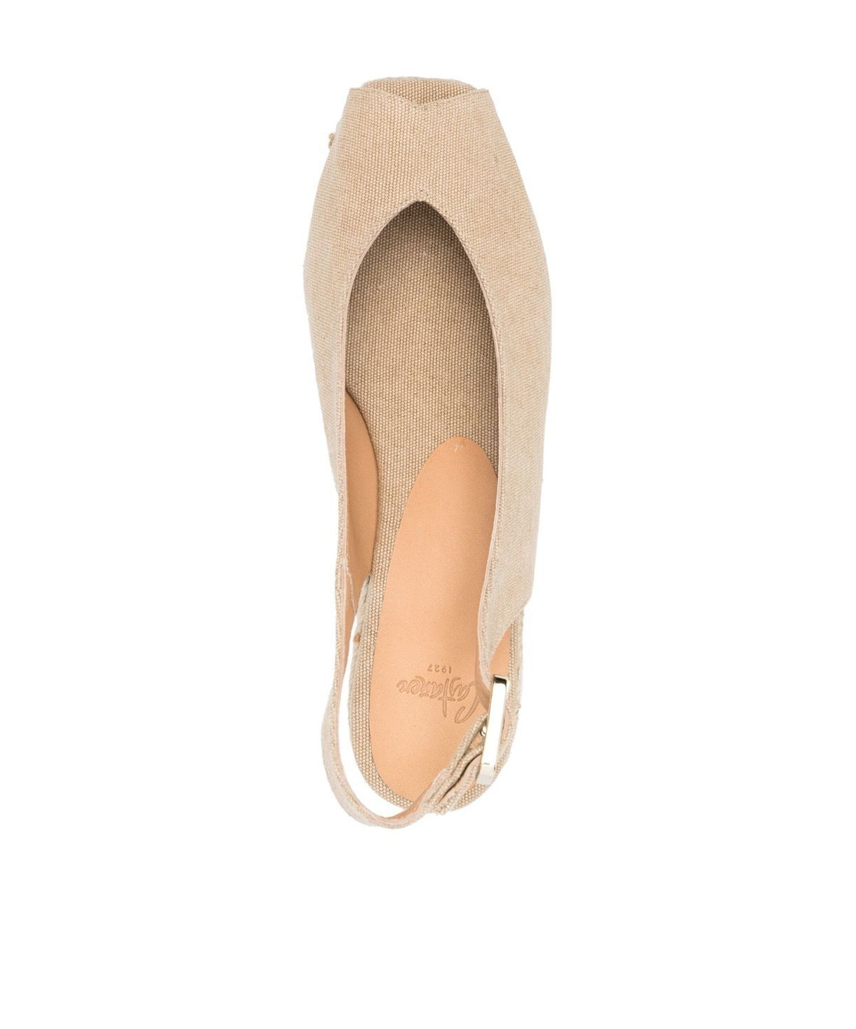 CASTAñER STRAW WEDGE SANDALS
