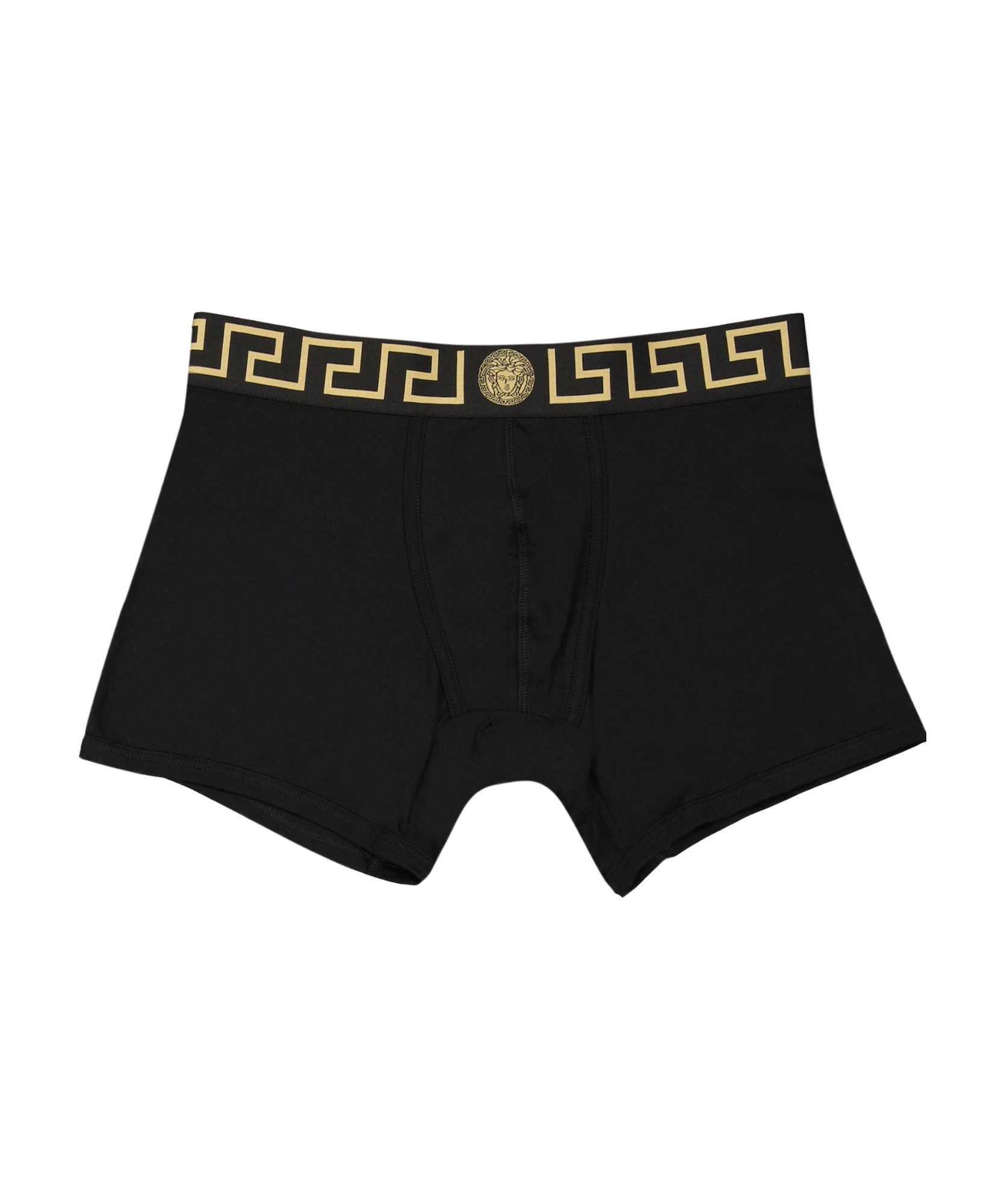 Versace Navy Medusa Boxer Briefs In Black