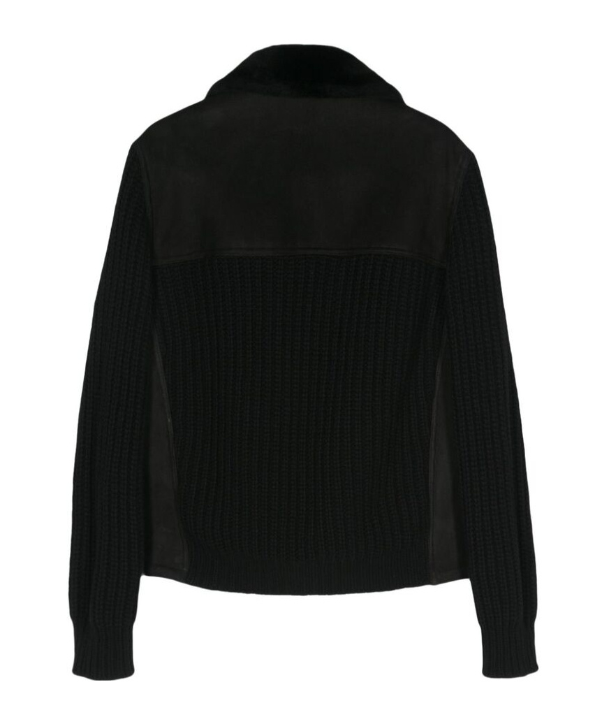 Tagliatore Two-way Zipper Casual Jacket In Black