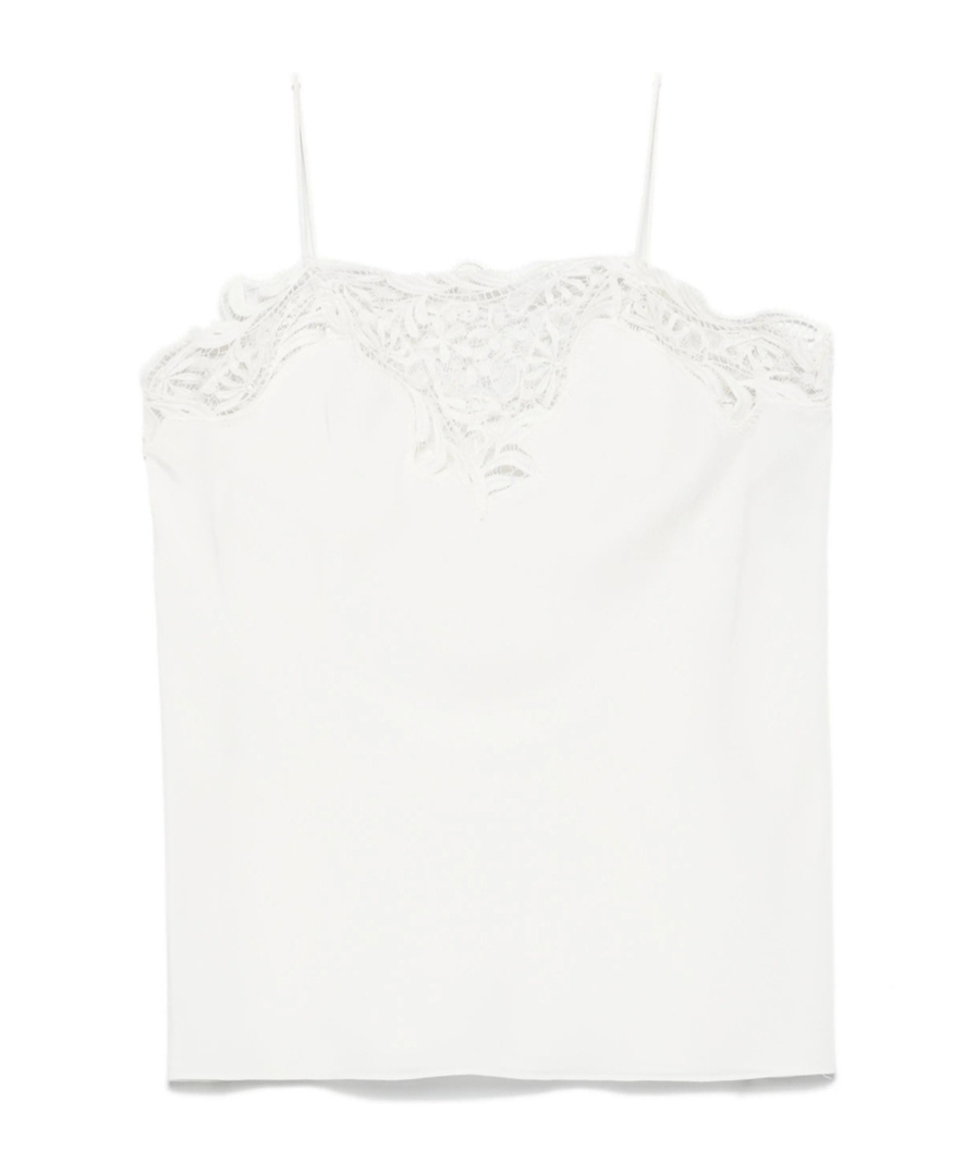 Ferragamo Lace Camisole In White