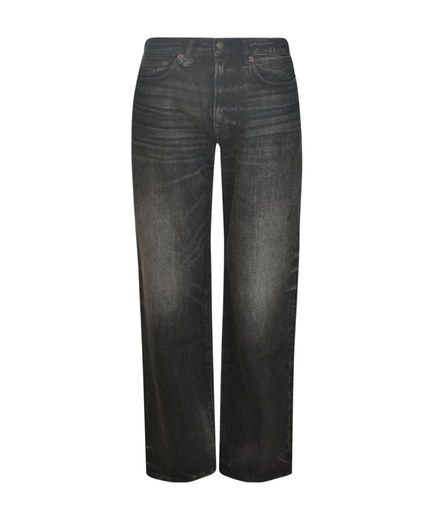 R13 Boyfriend Jeans In Black
