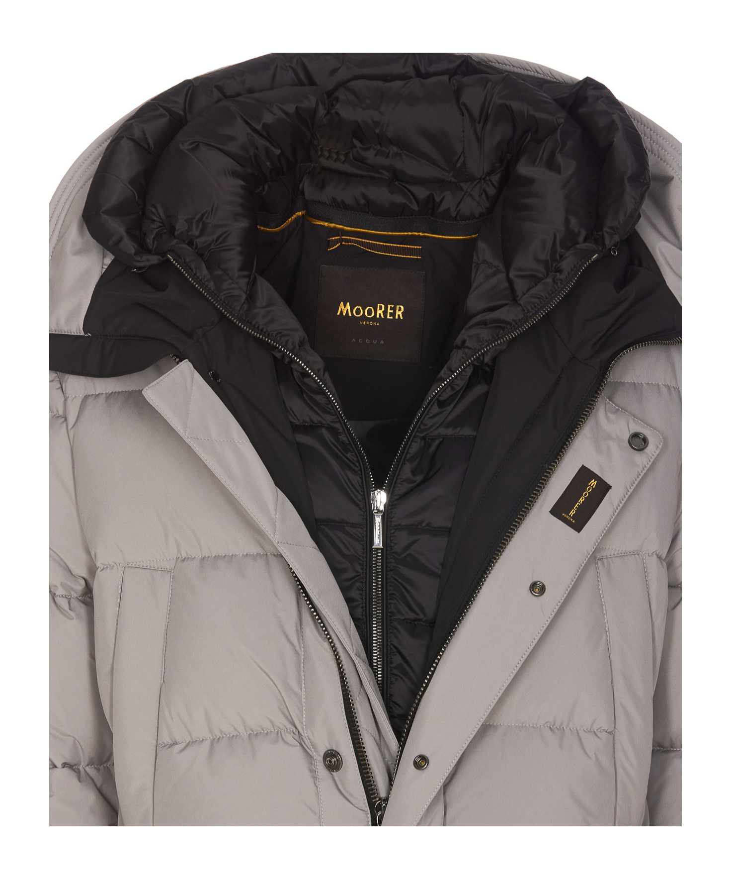 Moorer Coat Men Color Dove Grey In Gray