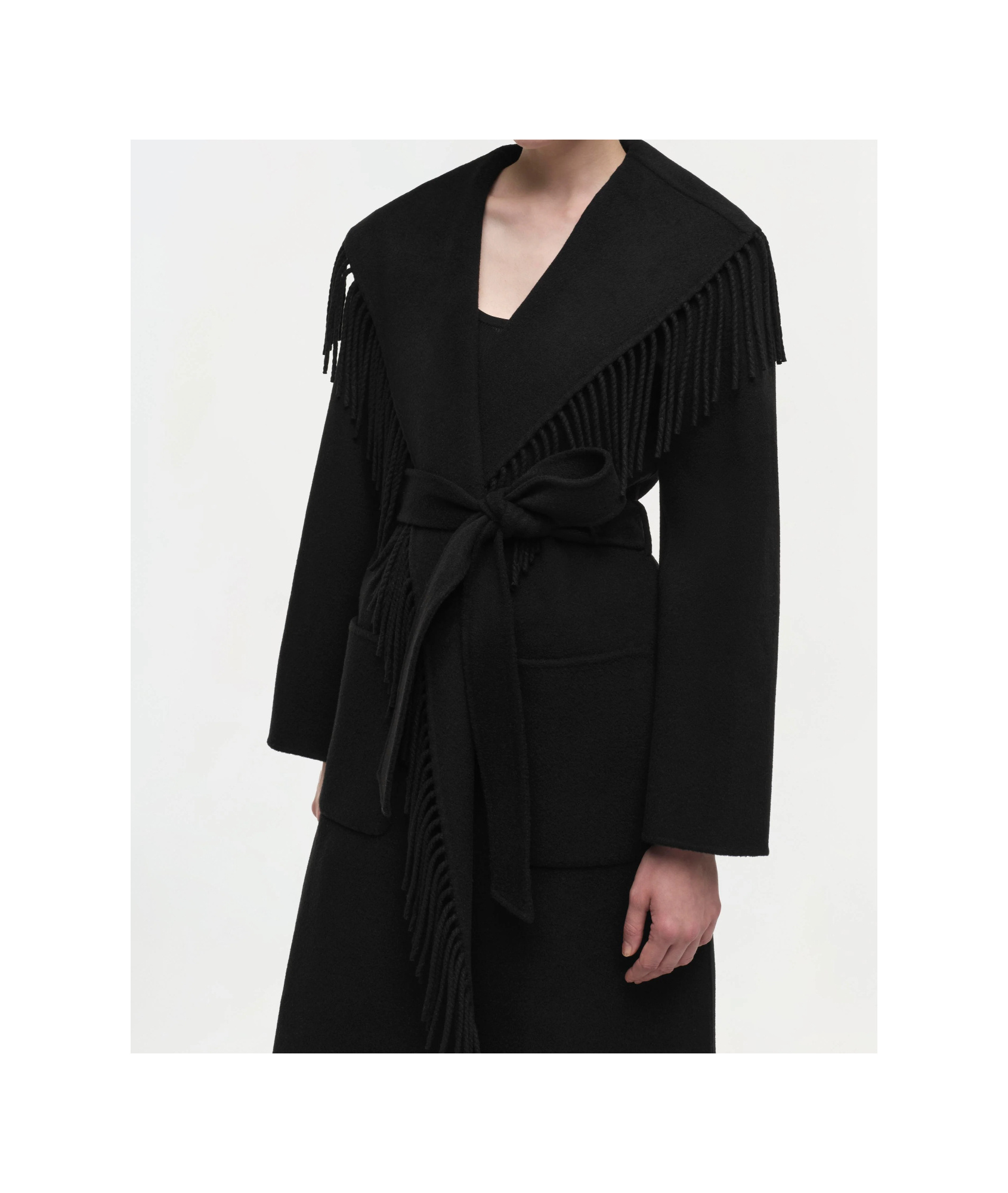 Simkhai Carrie Coat In Black