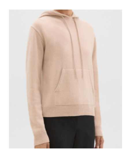 Theory Long-sleeved Sweater In Nude