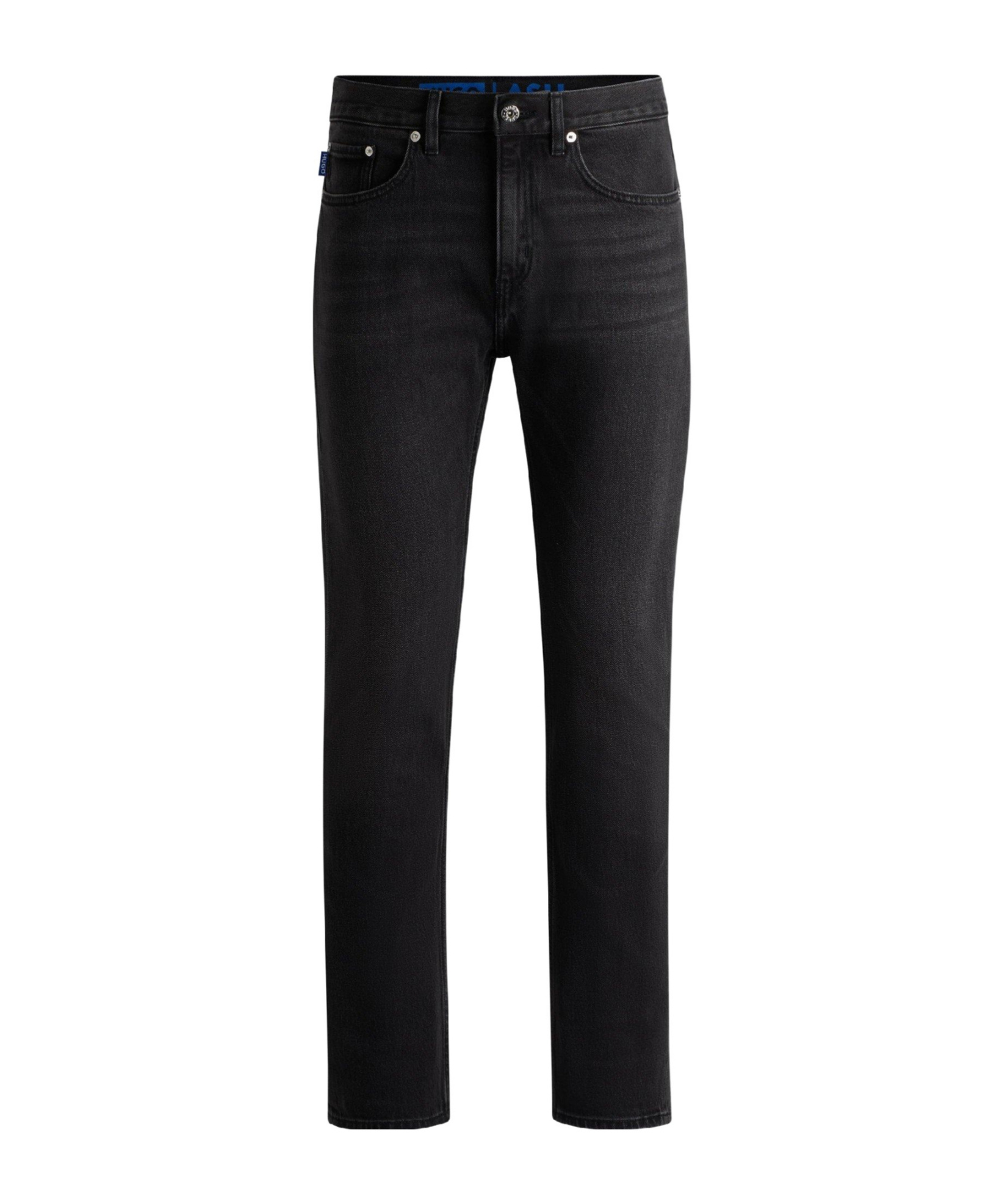 Hugo Boss Washed Straightleg Jeans In Grey