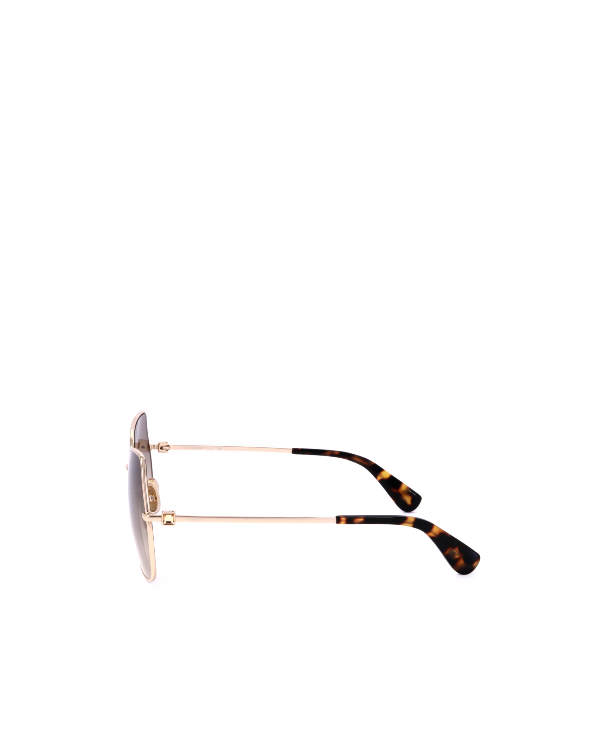 Max Mara Geometric Frame Sunglasses In Nude
