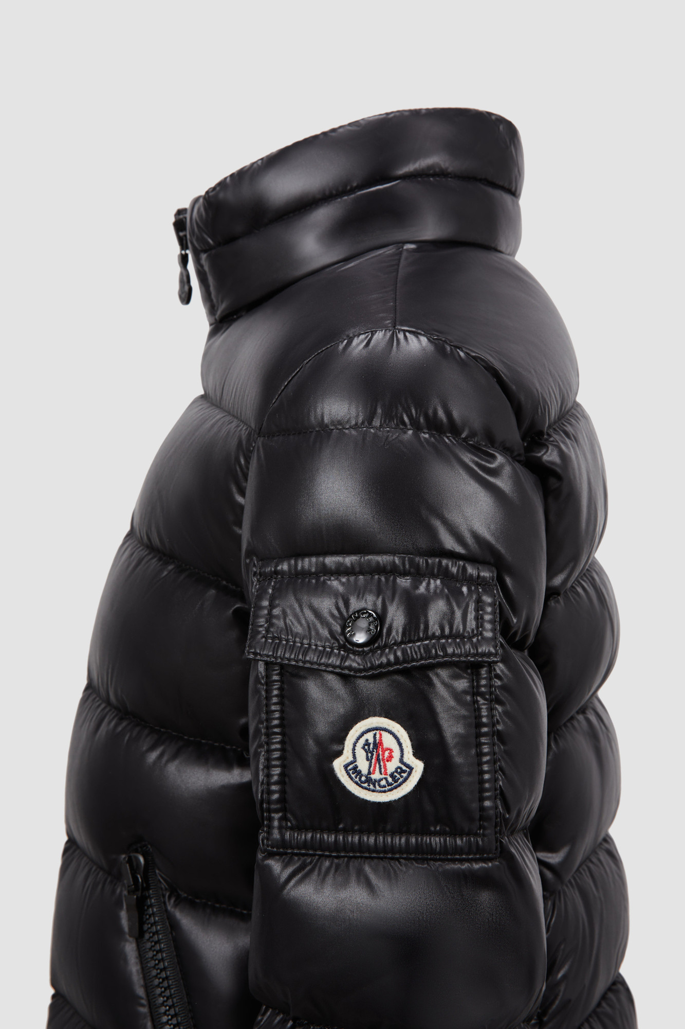 Moncler Bady Puffer Jacket In Black