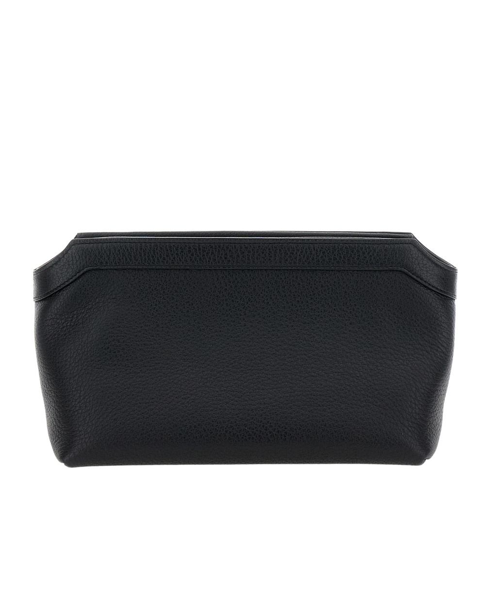 The Row Terrasse Clutch In Black