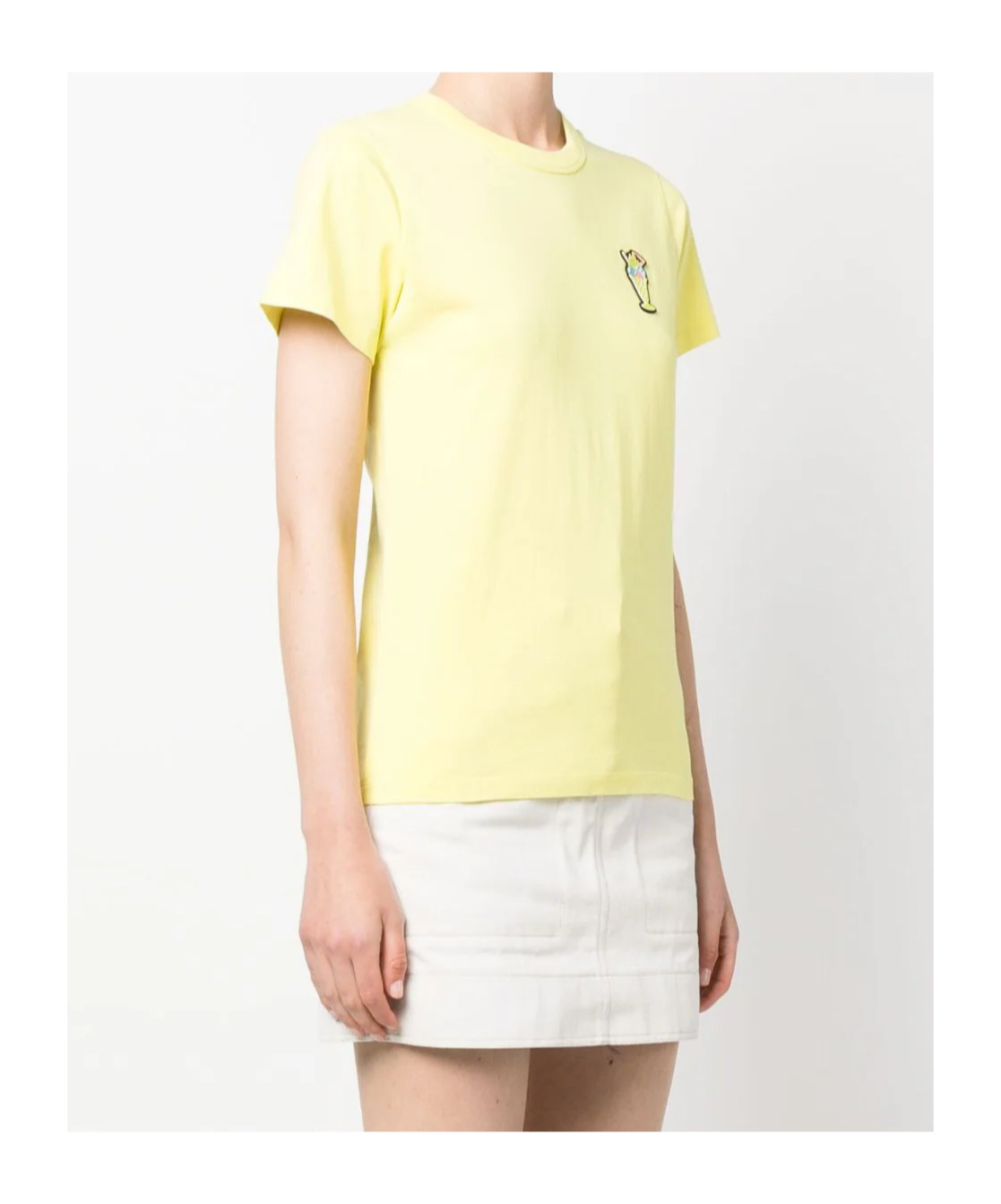 MAISON KITSUNÉ ICE-CREAM PATCH COTTON T-SHIRT