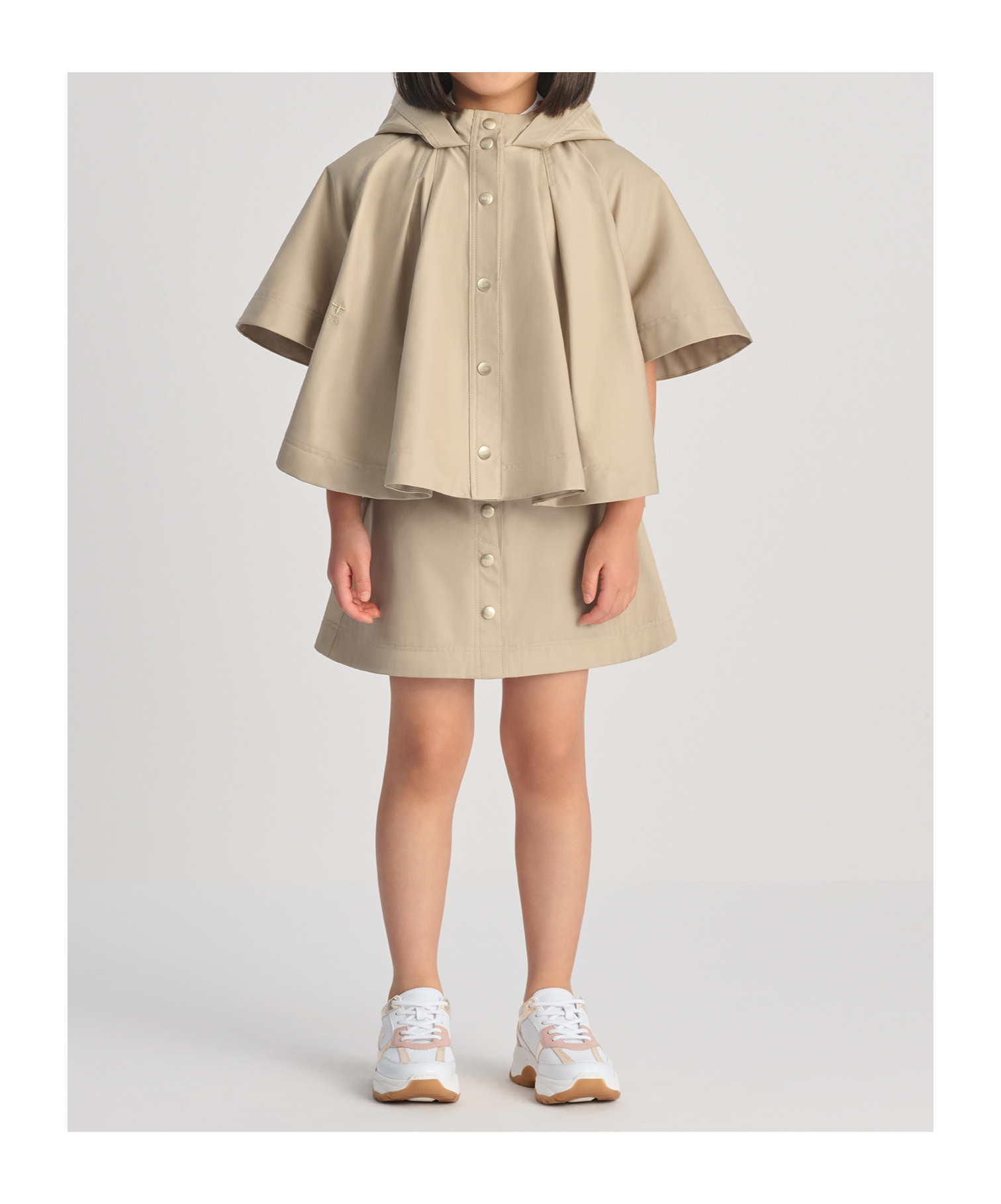 DIOR KIDS' HOODED CAPE