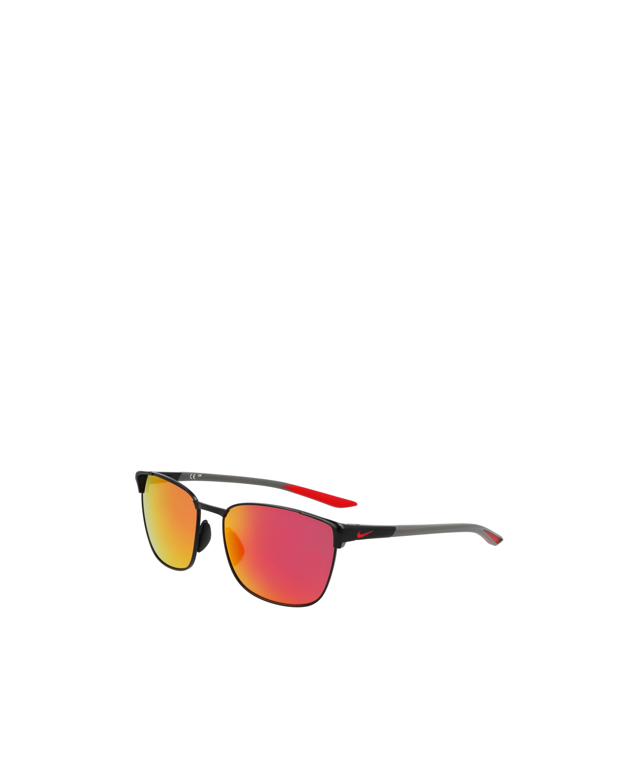 Nike Fusion M Square Frame Sunglasses In Red