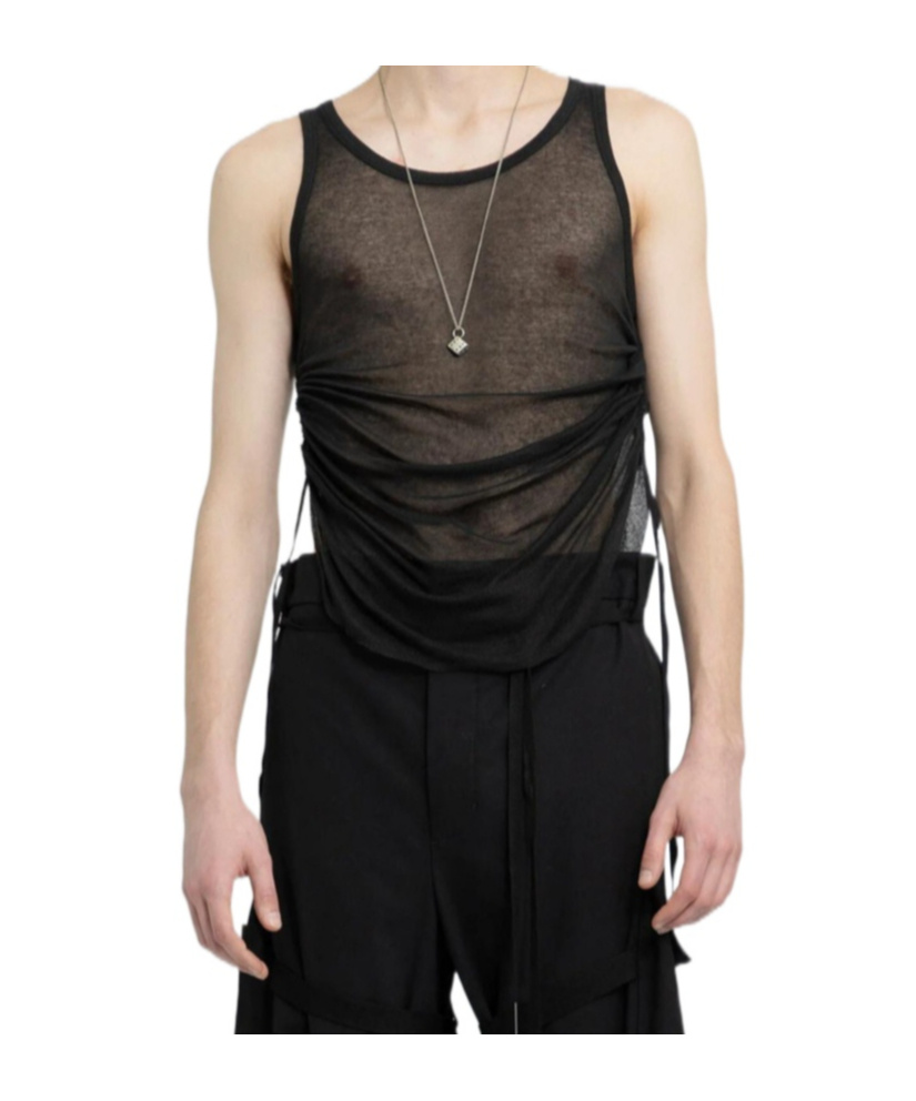 Ann Demeulemeester Sleeveless Vest In Black