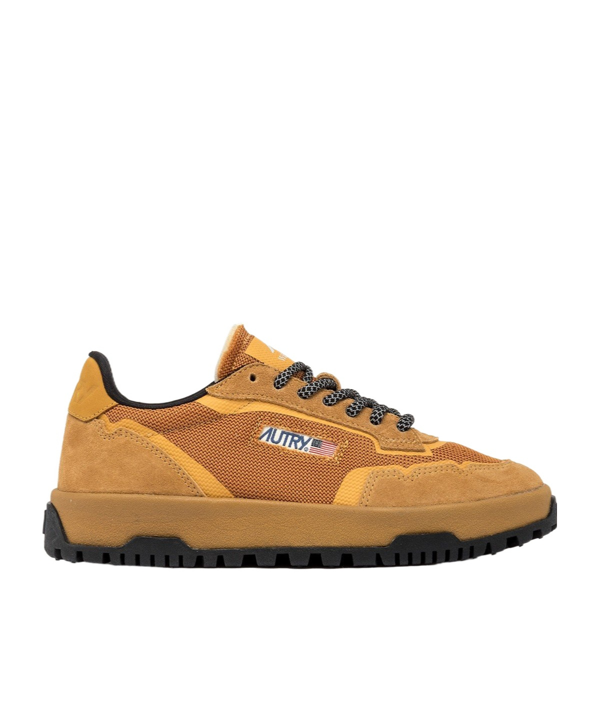 Autry Wildpace Nubuck And Rubber-trimmed Suede And Mesh Sneakers In Brown