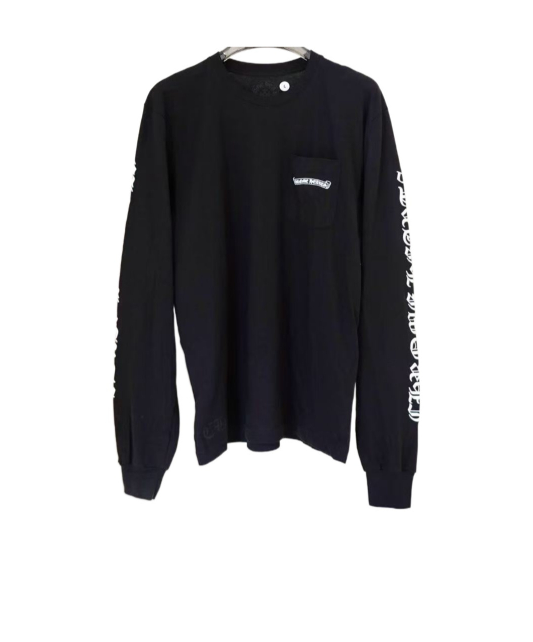 Chrome Hearts Scroll Long-sleeve T-shirt In Black