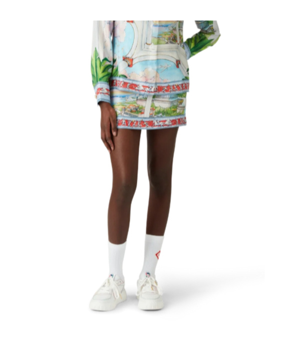 Casablanca Women Le Passage Miniskirt In Multicolor