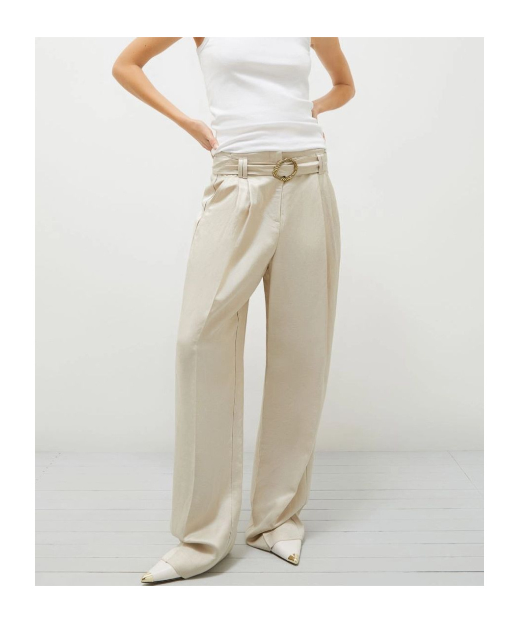 Marella Fatto Long Trouser Arena In White