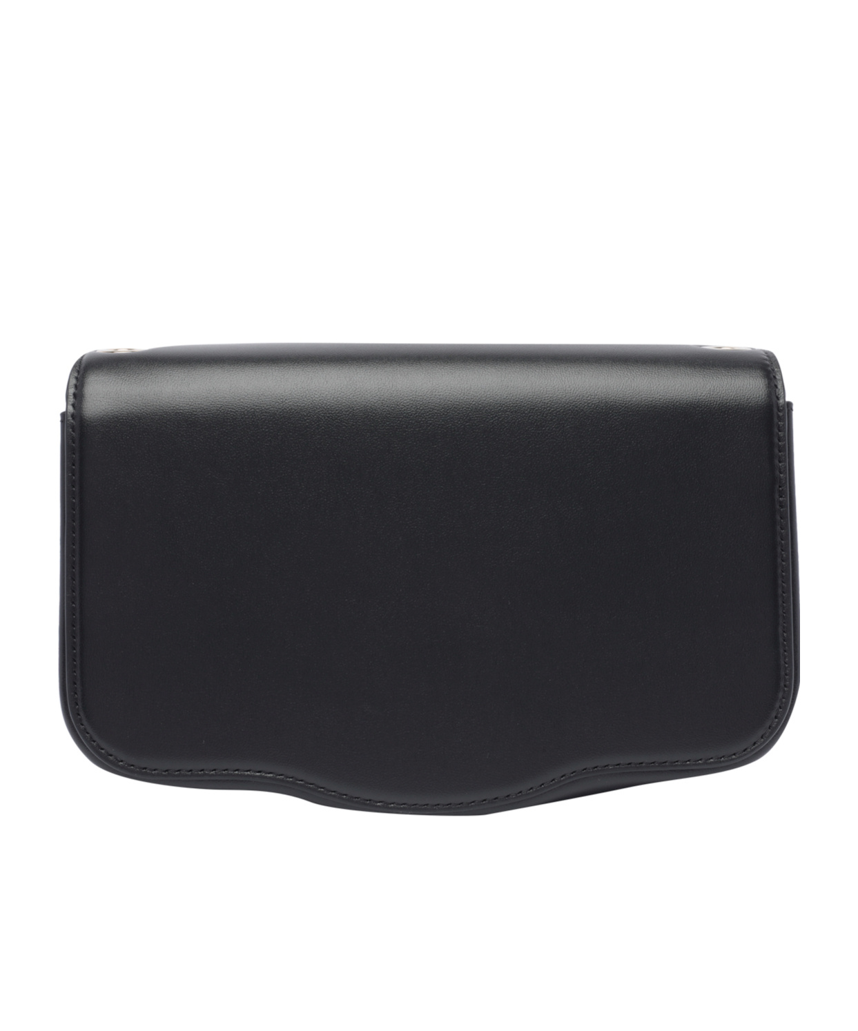 Valentino Vlogo Signature Leather Crossbody Bag In Black
