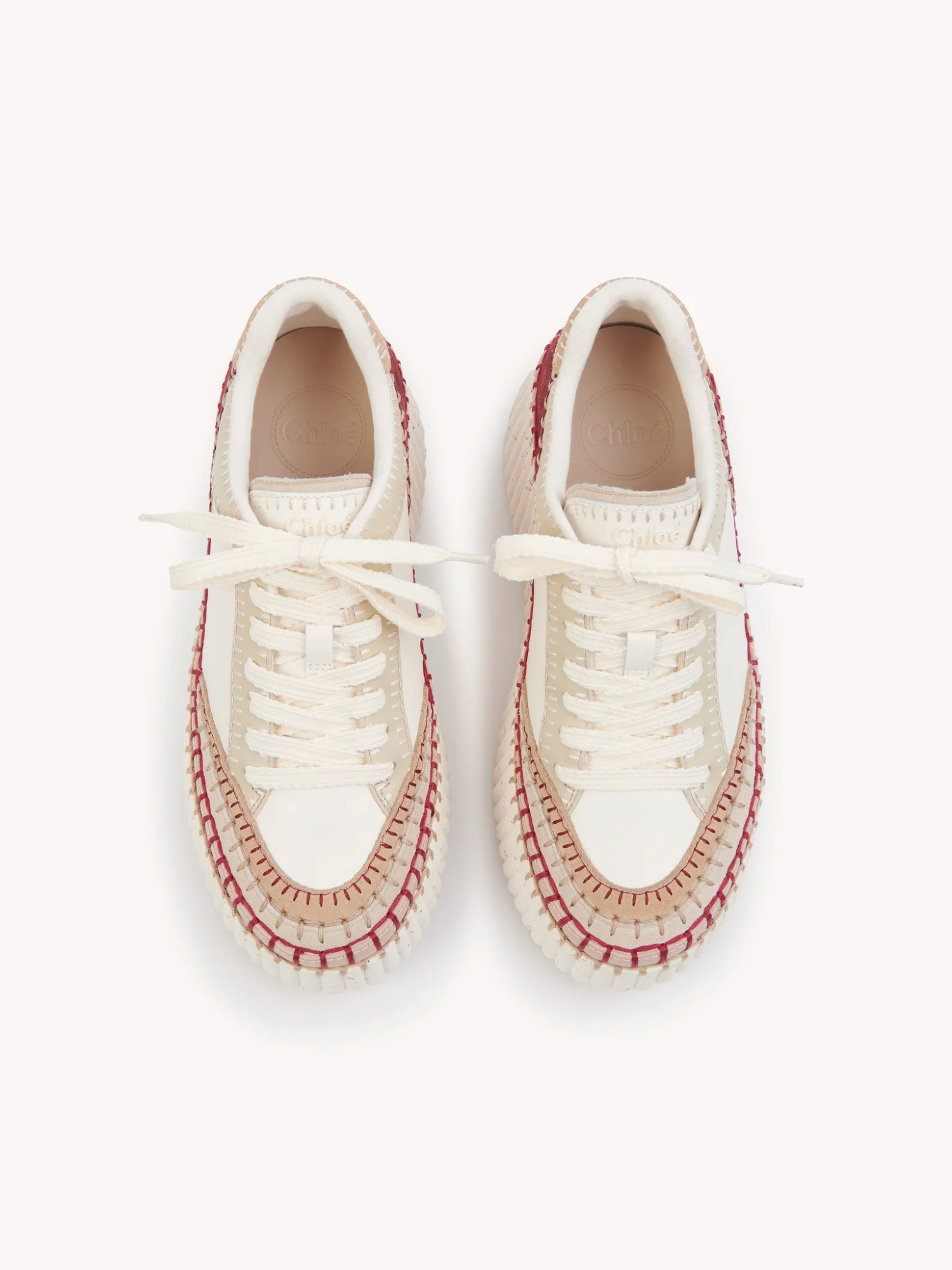 Chloé Nama Platform Sneakers In Multi