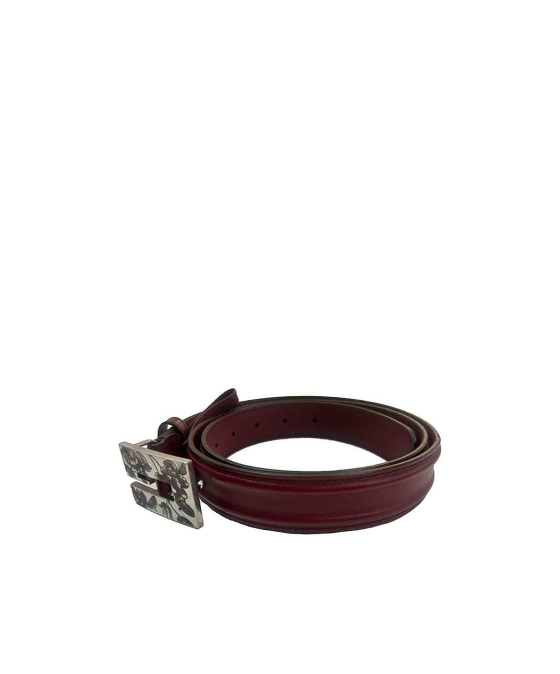 Gucci Square Buckle Belt In Black