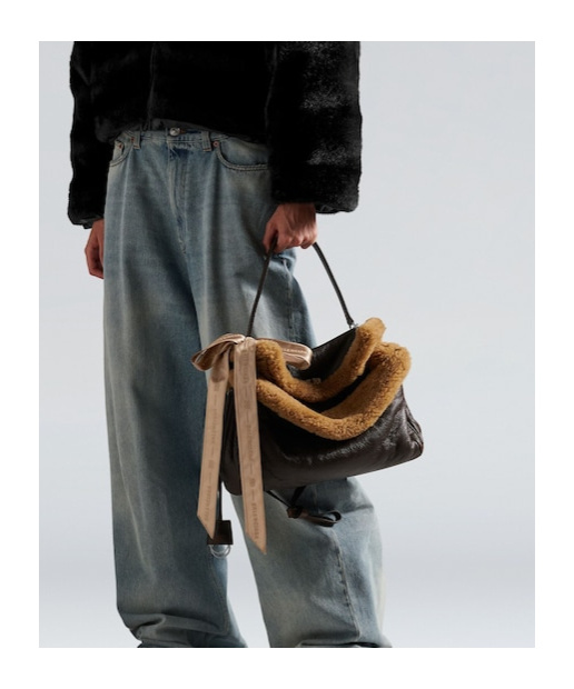 Balenciaga Women's Rodeo Handbag Medium In Brown/beige In Brown