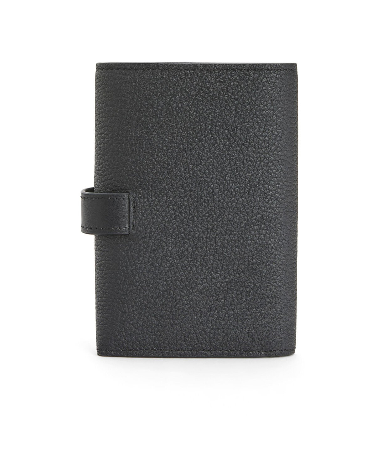 Loewe Womens Black Anagram-embossed Vertical Leather Wallet In Black