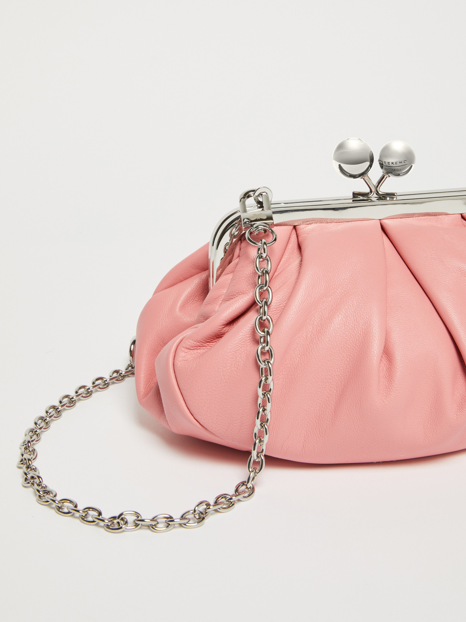 Weekend Max Mara Pasticcino Logo Shoulder Bag In Pink