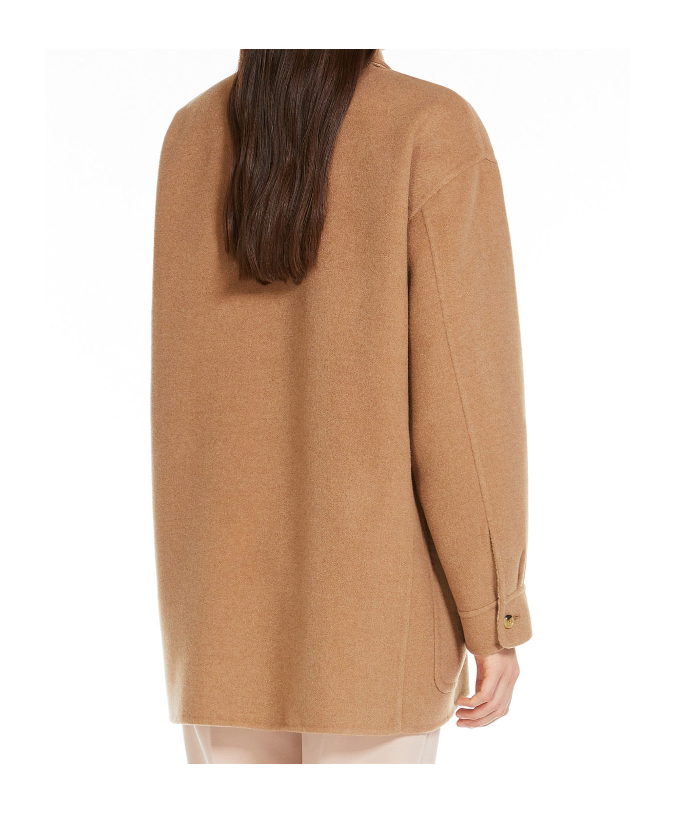 Max Mara Long-sleeved Jacket In Brown