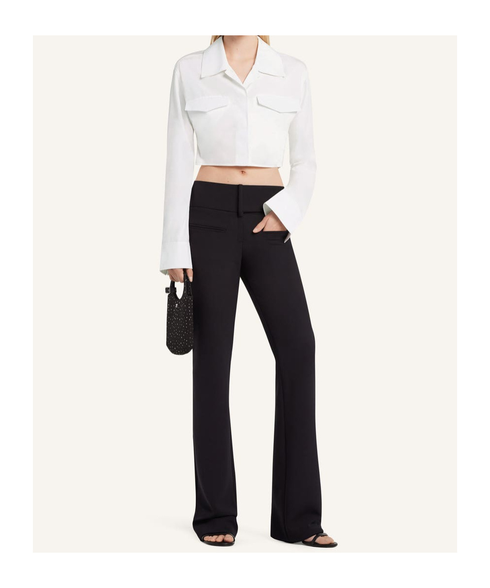 Shop Courrèges Cropped Poplin Shirt In Traditional White