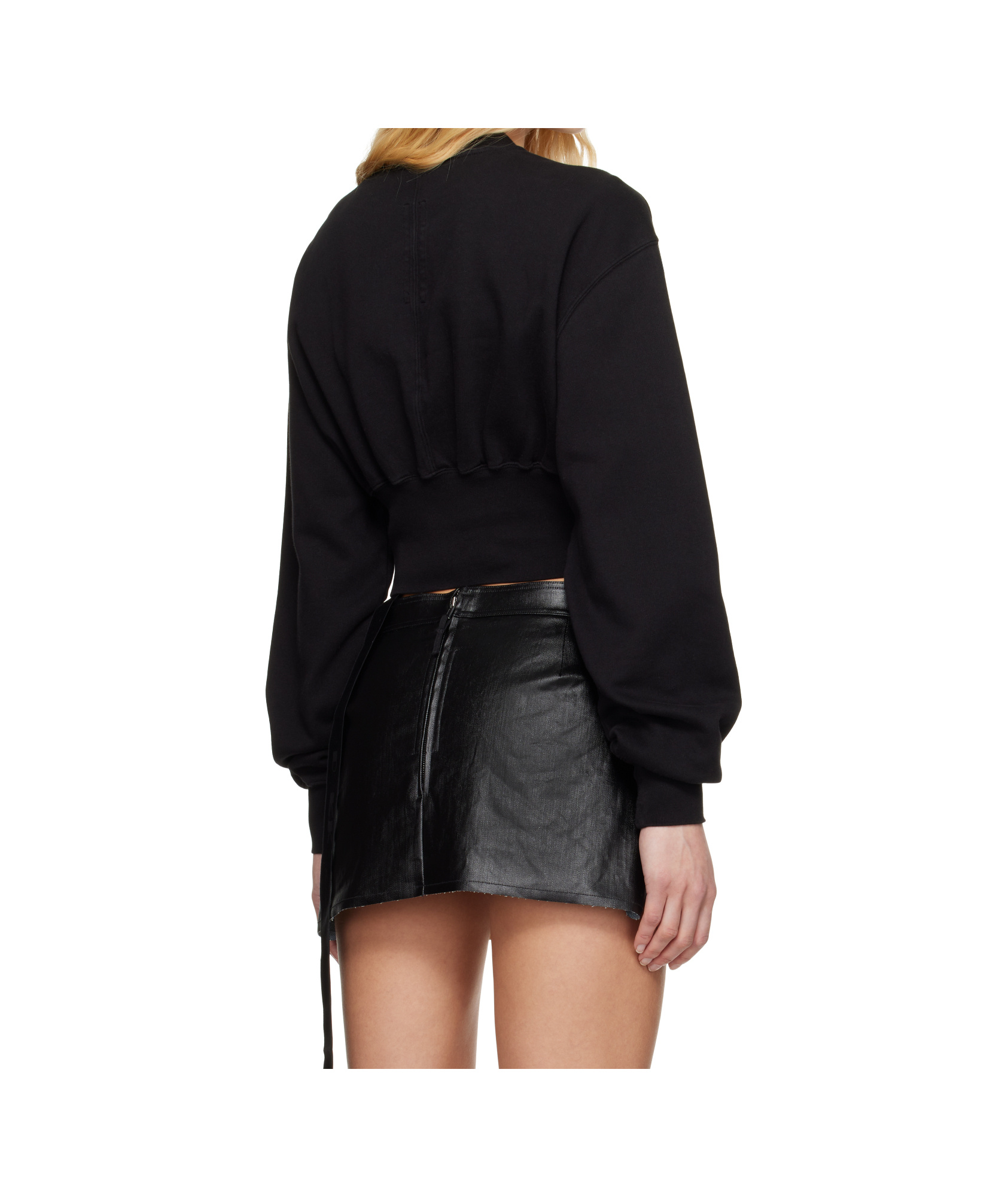 Rick Owens Drkshdw Black Hollywood Tatlin Sweatshirt In Black