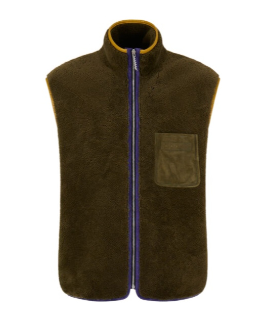 Marni Fleece Gilet In Multi