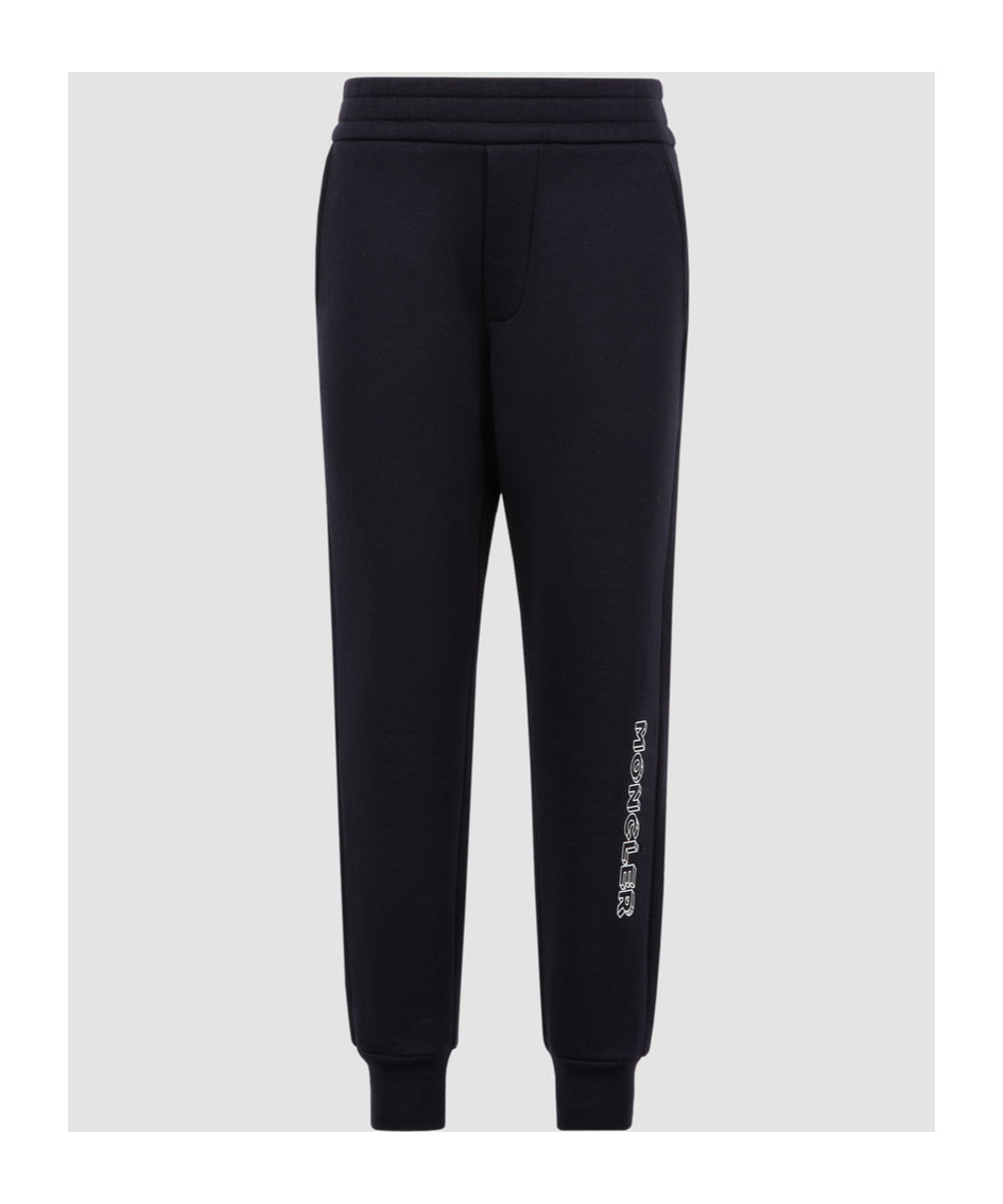 Moncler Wool Sweatpants In Blue