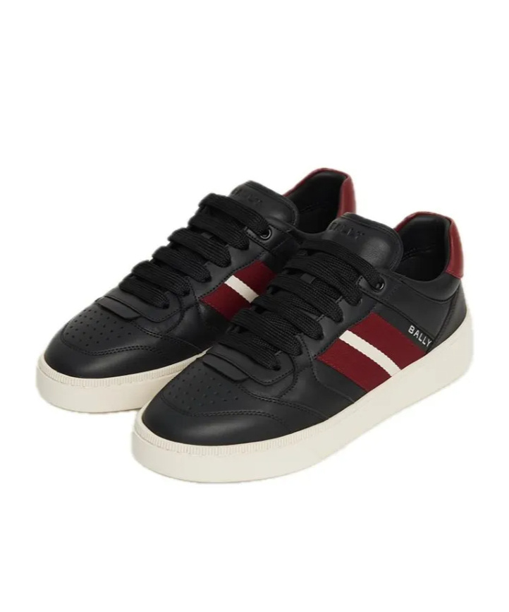 Bally Laced Sneakers In Black